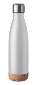 Bouteille double paroi 500 ml personnalisable - Aspen Cork | White