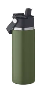 Bouteille double paroi 500 ml - Suma Grip | Vert Foncé