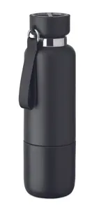 Bouteille double paroi 500ml personnalisée - Noeka | Noir