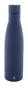 Bouteille en acier inoxydable recyclé personnalisée - Rubbar | Bleu Foncé