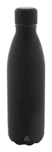 Bouteille en acier inoxydable recyclée personnalisée - Refill Soft | Noir