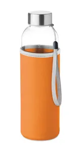 Bouteille en verre 500ml personnalisable - Utah Glass | Orange