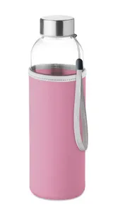 Bouteille en verre 500ml personnalisable - Utah Glass | Pink