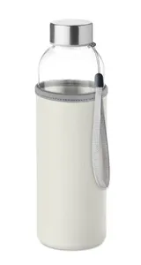 Bouteille en verre 500ml personnalisable - Utah Glass | Beige