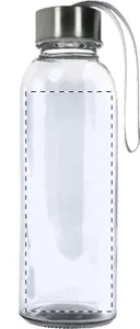 Bouteille en verre personnalisée - Ganga | Blanc