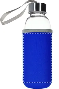 Bouteille en verre personnalisée - Ganga | Bleu