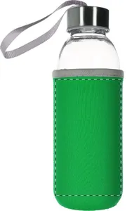 Bouteille en verre personnalisée - Ganga | Vert