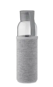 Bouteille en verre recyclé 500 ml personnalisable - Ebor | Grey