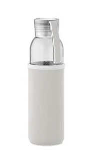 Bouteille en verre recyclé 500 ml personnalisable - Ebor | Beige