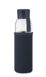 Bouteille en verre recyclé 500 ml personnalisable - Ebor | Dark Navy