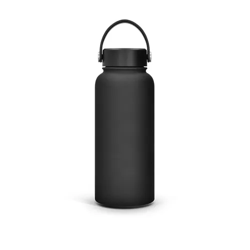 Bouteille gourde isotherme double-paroi finition soft touch 1 l personnalisée