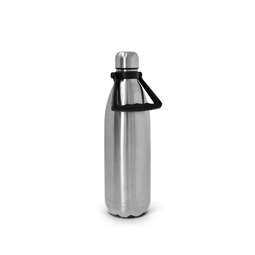 Bouteille gourde isotherme double-paroi inox 1l personnalisée