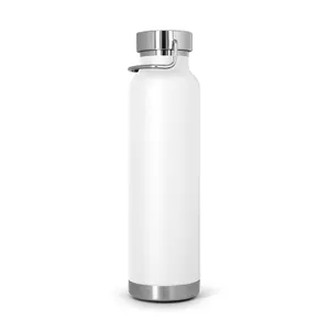 Bouteille gourde isotherme double-paroi inox personnalisée 65 cl