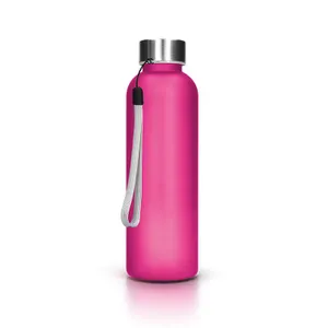 Bouteille gourde translucide personnalisée en rpet 57 cl | Magenta 75 -
