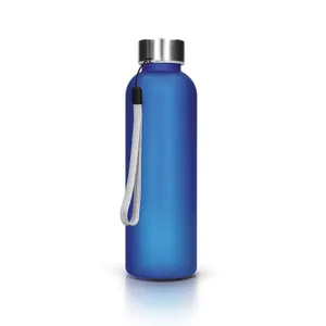 Bouteille gourde translucide personnalisée en rpet 57 cl | Bleu 73 -