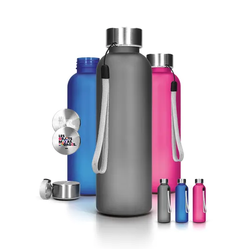 Bouteille gourde translucide personnalisée en rpet 57 cl