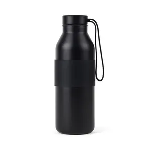Bouteille Iso avec dragonne 500ml Niro en acier RCS - Vinga | Noir