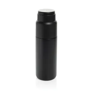 Bouteille isotherme 500ml avec tasse Thermocup RCS - XD Collection | Noir