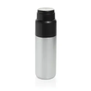 Bouteille isotherme 500ml avec tasse Thermocup RCS - XD Collection | Argent
