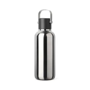 Bouteille Isotherme 600ml Cael en acier RCS - Vinga | Gris argent
