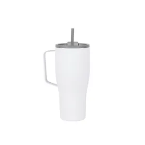 Bouteille isotherme 800ml en acier personnalisé RCS Eos Voyager - Vinga | Blanc