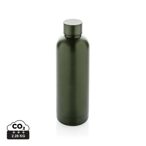 Bouteille isotherme personnalisable 500ml en acier inoxydable recyclé RCS - XD Collection