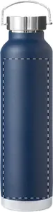 Bouteille isotherme personnalisée en cuivre - Cuppar | Bleu Foncé