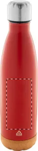 Bouteille isotherme personnalisée - Recouver | Rouge