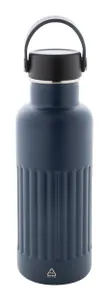 Bouteille isotherme personnalisée - Streaky Go | Bleu Foncé