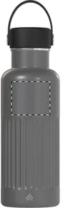 Bouteille isotherme personnalisée - Streaky Go | Gris Foncé