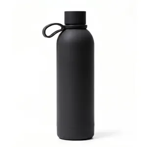 Bouteille Isotherme Rubber Go | Noir