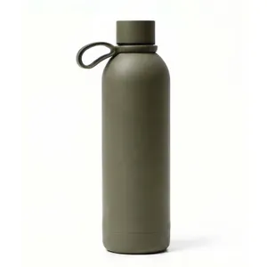 Bouteille Isotherme Rubber Go | Vert Foncé
