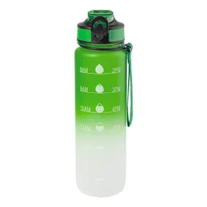 Bouteille motivante en RPET - Sipgrade | Vert