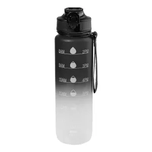 Bouteille motivante en RPET - Sipgrade | Noir