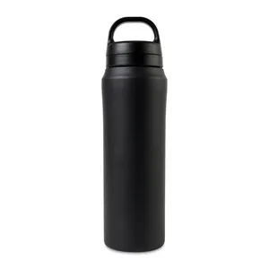 Bouteille personnalisée 470ml en acier recyclé RCS Aviana™ Rowan - Aviana | Noir