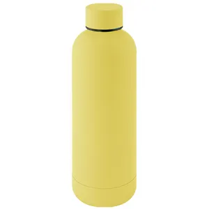 Bouteille Thermique Rubber | Jaune
