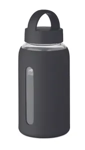 Bouteille verre borosilicate - Boris | Noir