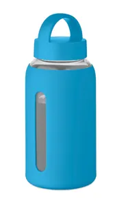 Bouteille verre borosilicate - Boris | Turquoise