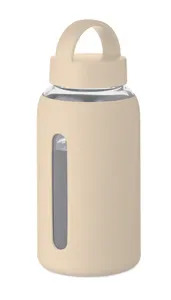Bouteille verre borosilicate - Boris | Beige