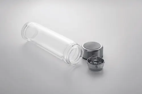 Bouteille verre double paroi personnalisable - Pole Glass