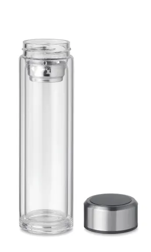 Bouteille verre double paroi personnalisable - Pole Glass