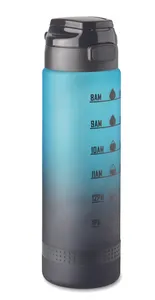 Bouteillen de sport RPET 1L - Level | Turquoise