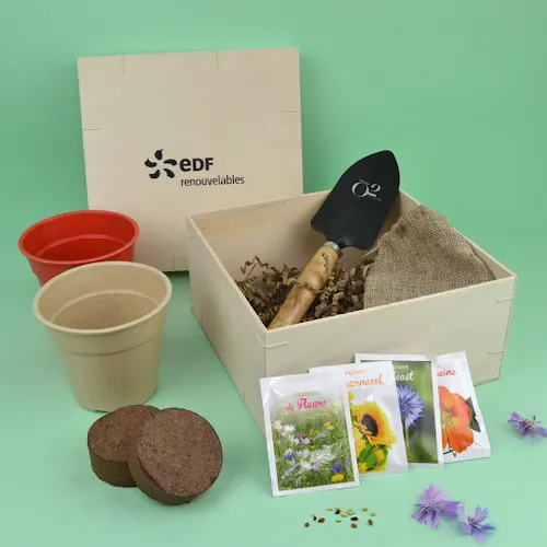 Box jardinage coffret bois
