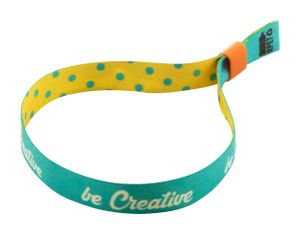 Bracelet festival personnalisable - SuboWrist RPET | Orange