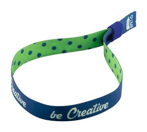 Bracelet festival personnalisable - SuboWrist RPET | Bleu