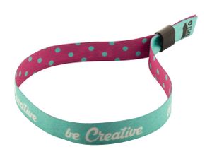 Bracelet festival personnalisable - SuboWrist RPET | Noir