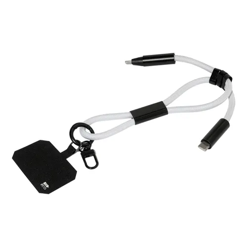Bracelet pour téléphone portable en RPET 60 W - CuffCharge