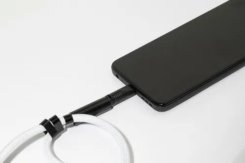 Bracelet pour téléphone portable en RPET 60 W - CuffCharge