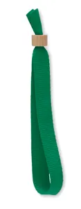 Bracelet publicitaire en polyester RPET - Fiesta | Green