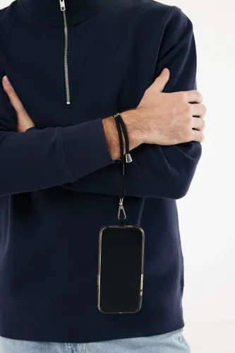 Bracelet téléphone réglable en rPET recyclé RCS CarryLoop - XD Collection